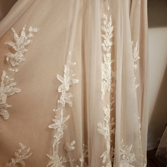 Elegant Lace Wedding Dress - Picture 2 of 9